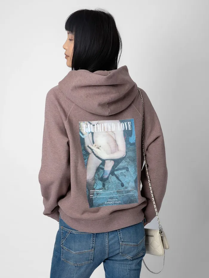 Women Zadig and Voltaire Sweatshirts Georgy Photoprint Sweatshirt Primrose