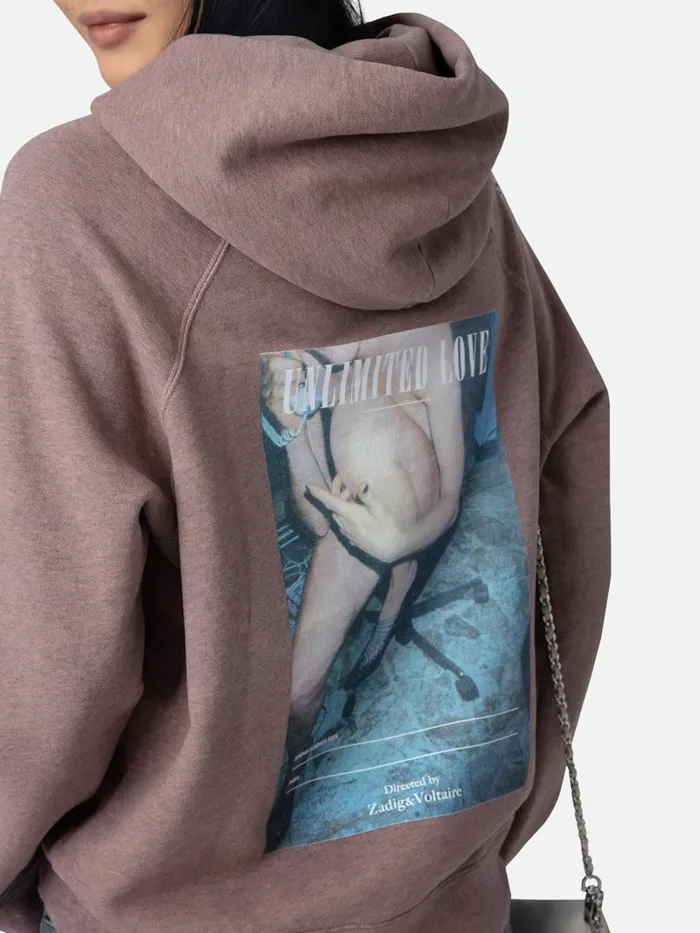 Women Zadig and Voltaire Sweatshirts Georgy Photoprint Sweatshirt Primrose