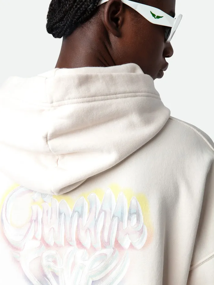 Women Zadig and Voltaire Sweatshirts Mia Gimme Love Sweatshirt Petale