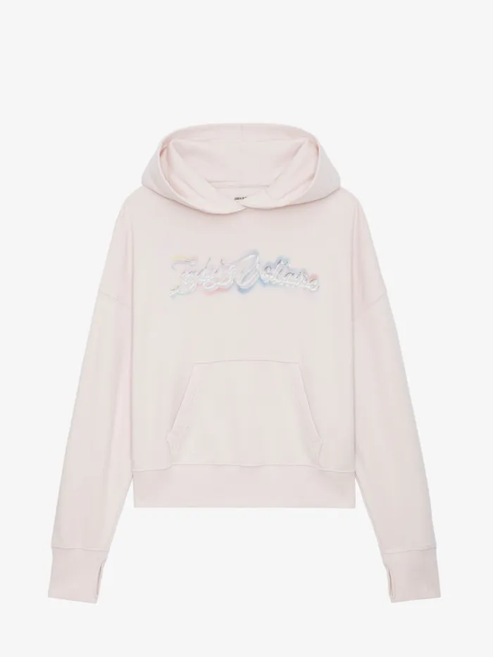 Women Zadig and Voltaire Sweatshirts Mia Gimme Love Sweatshirt Petale