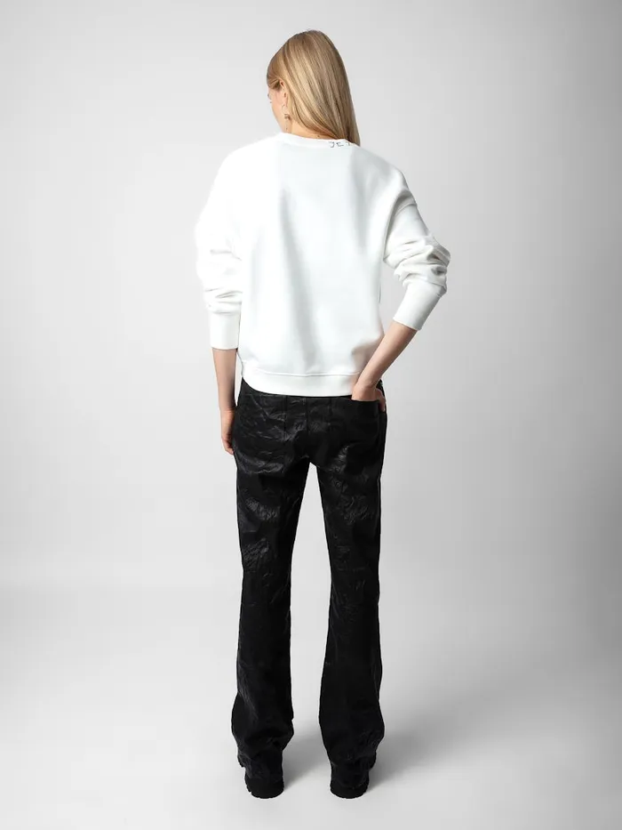 Women Zadig and Voltaire Sweatshirts Oscar Heart Sweatshirt Judo