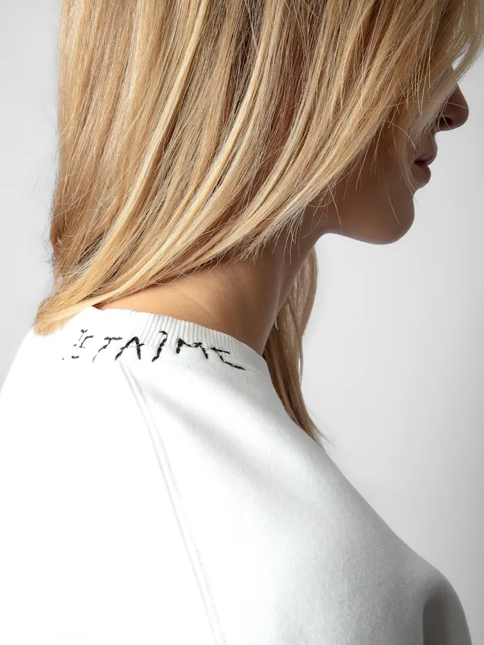 Women Zadig and Voltaire Sweatshirts Oscar Heart Sweatshirt Judo