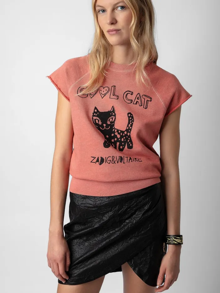 Women Zadig and Voltaire Sweatshirts Rupper Sweatshirt Litchi