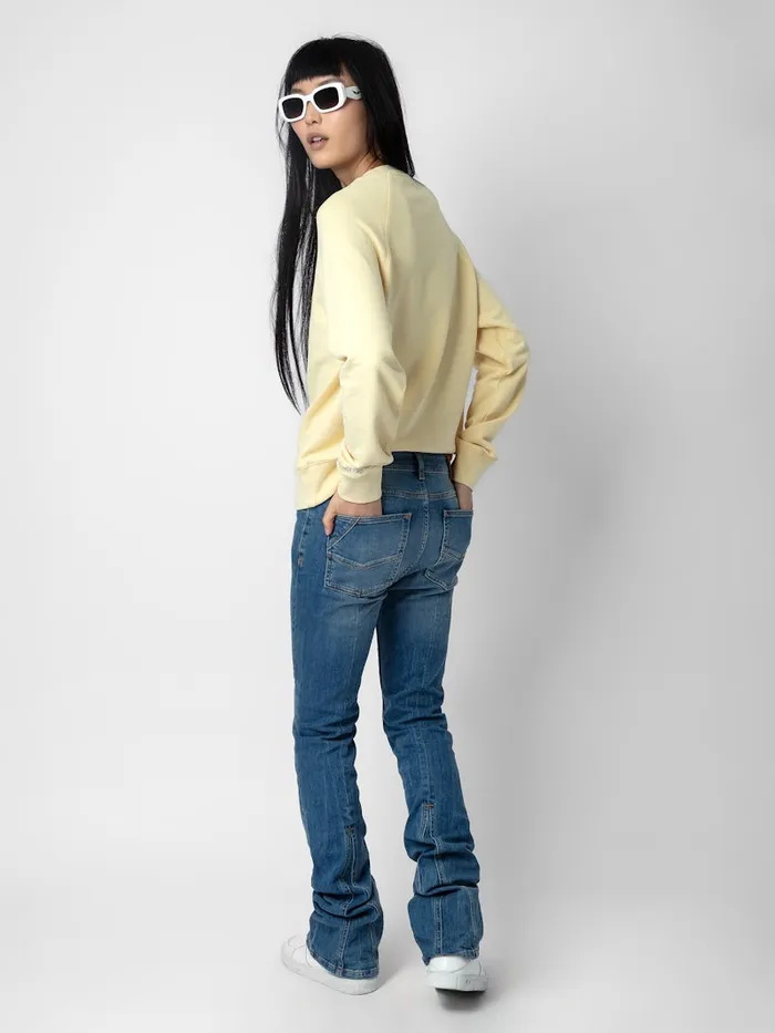 Women Zadig and Voltaire Sweatshirts Upper Insignia Sweatshirt Shea