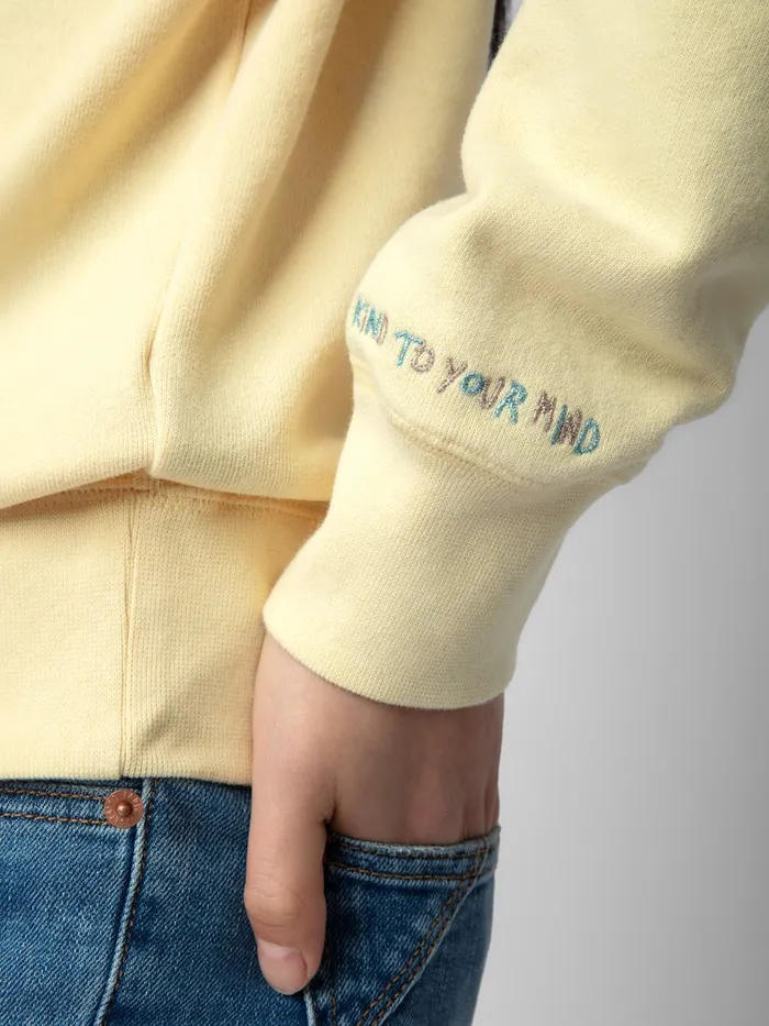 Women Zadig and Voltaire Sweatshirts Upper Insignia Sweatshirt Shea