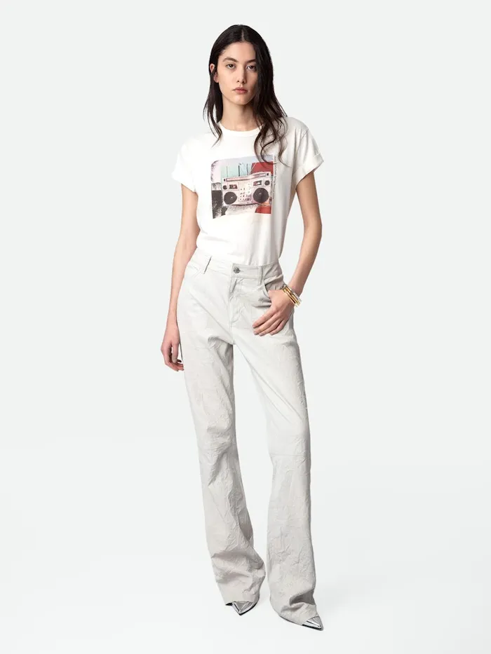 Women Zadig and Voltaire TShirts Anya Photoprint Tshirt Judo