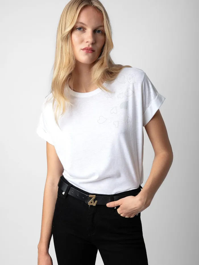 Women Zadig and Voltaire TShirts Anya Tshirt White