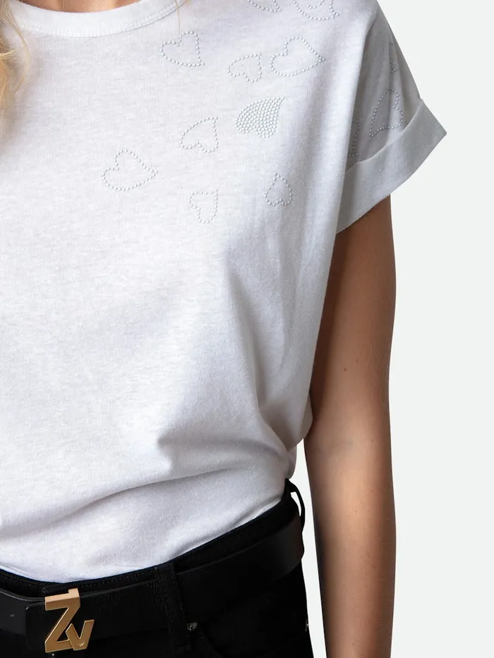 Women Zadig and Voltaire TShirts Anya Tshirt White