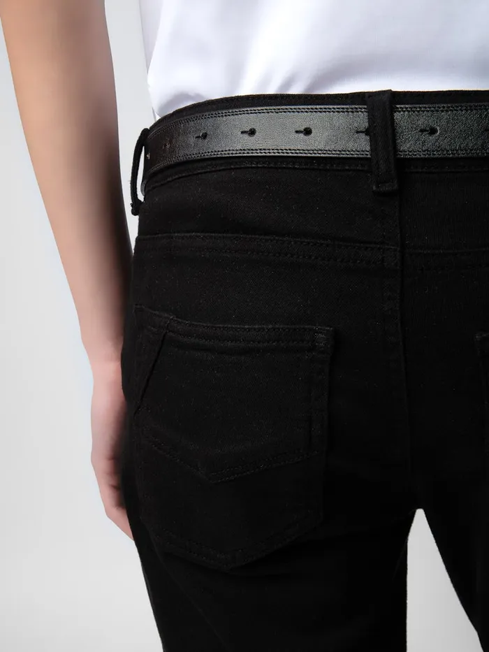 Women Zadig and Voltaire TShirts Ava Jeans Black