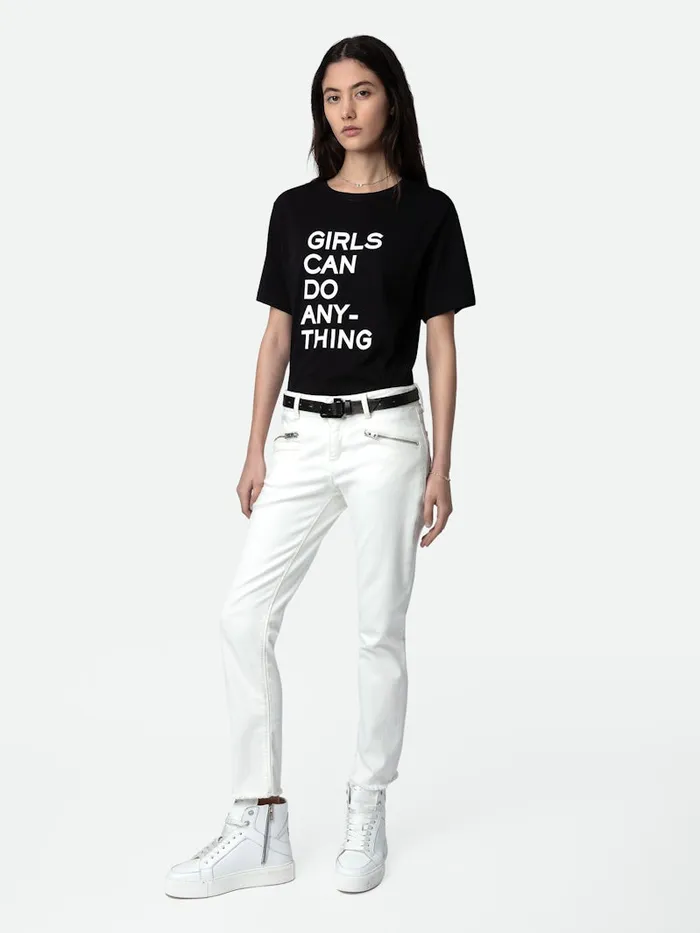Women Zadig and Voltaire TShirts Ava Jeans Judo
