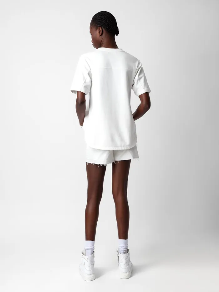 Women Zadig and Voltaire TShirts Bow Tshirt Judo