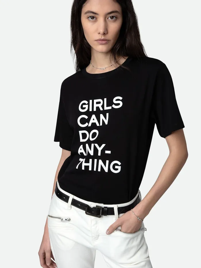 Women Zadig and Voltaire TShirts TShirt Bella Black