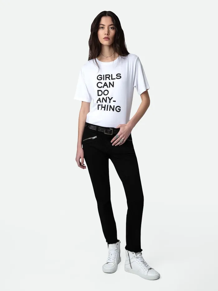 Women Zadig and Voltaire TShirts TShirt Bella White