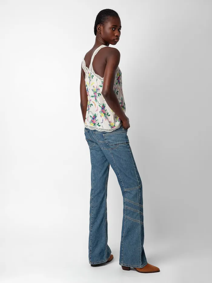 Women Zadig and Voltaire Tops and Shirts Chou Camisole Mastic