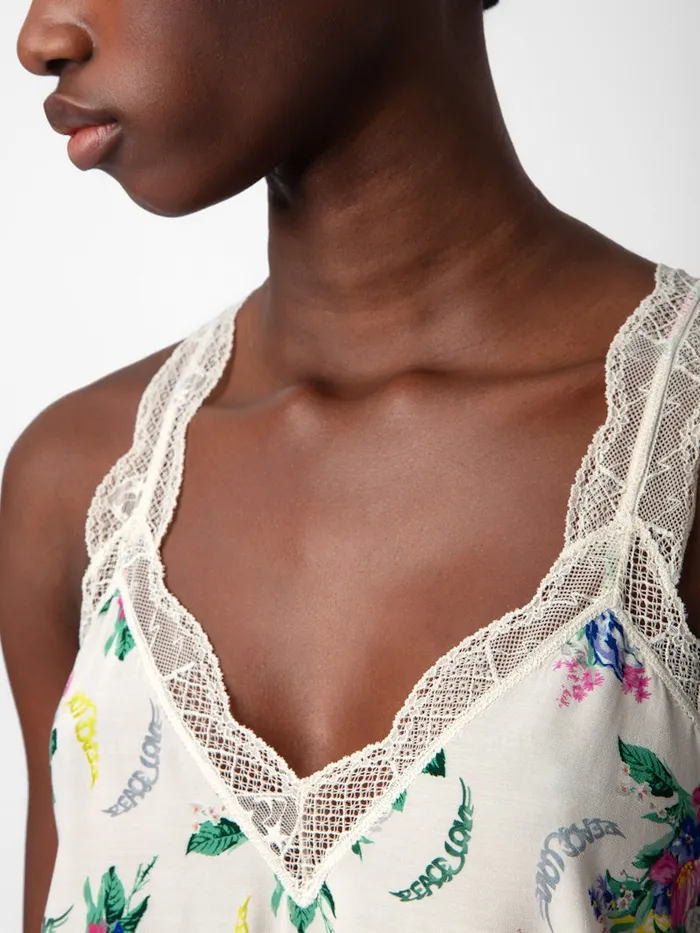 Women Zadig and Voltaire Tops and Shirts Chou Camisole Mastic