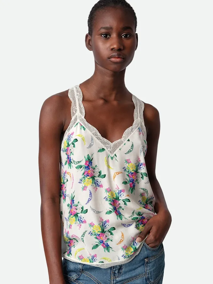 Women Zadig and Voltaire Tops and Shirts Chou Camisole Mastic