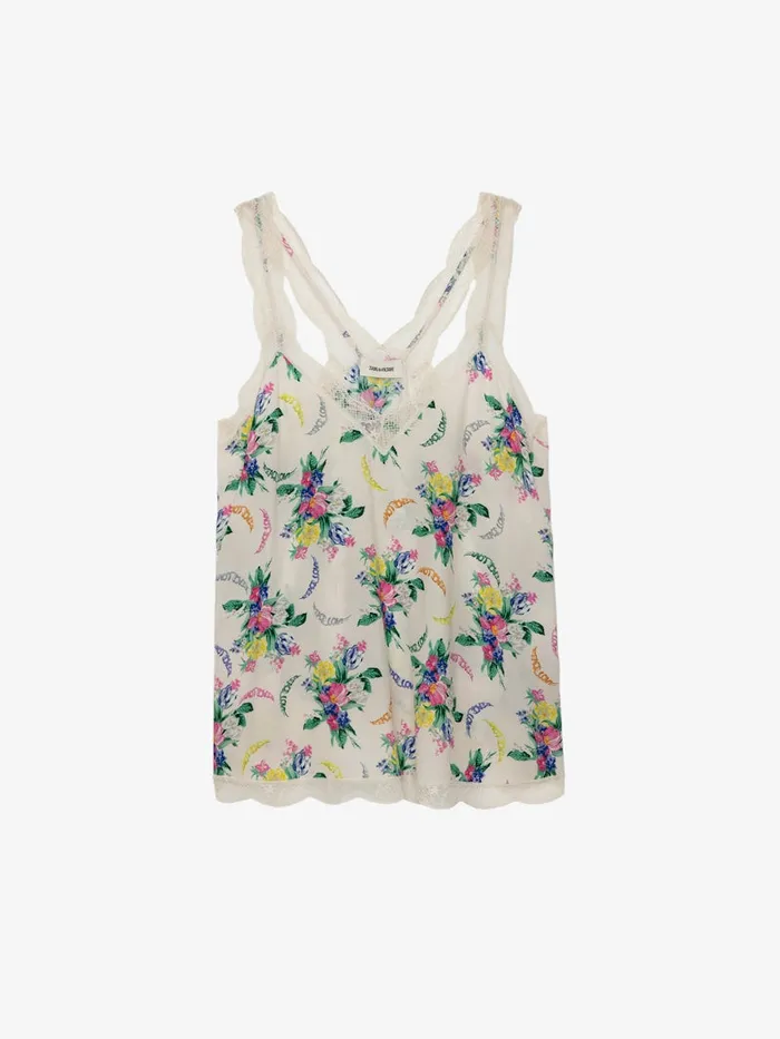 Women Zadig and Voltaire Tops and Shirts Chou Camisole Mastic