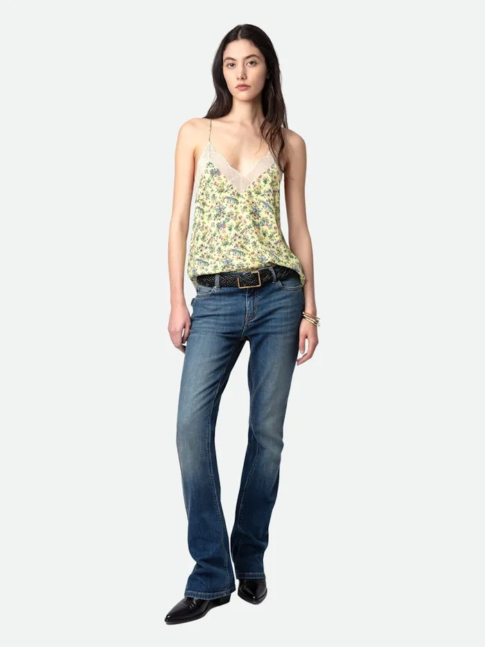Women Zadig and Voltaire Tops and Shirts Christy Silk Camisole Cedra