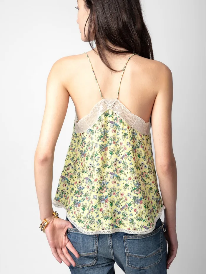 Women Zadig and Voltaire Tops and Shirts Christy Silk Camisole Cedra