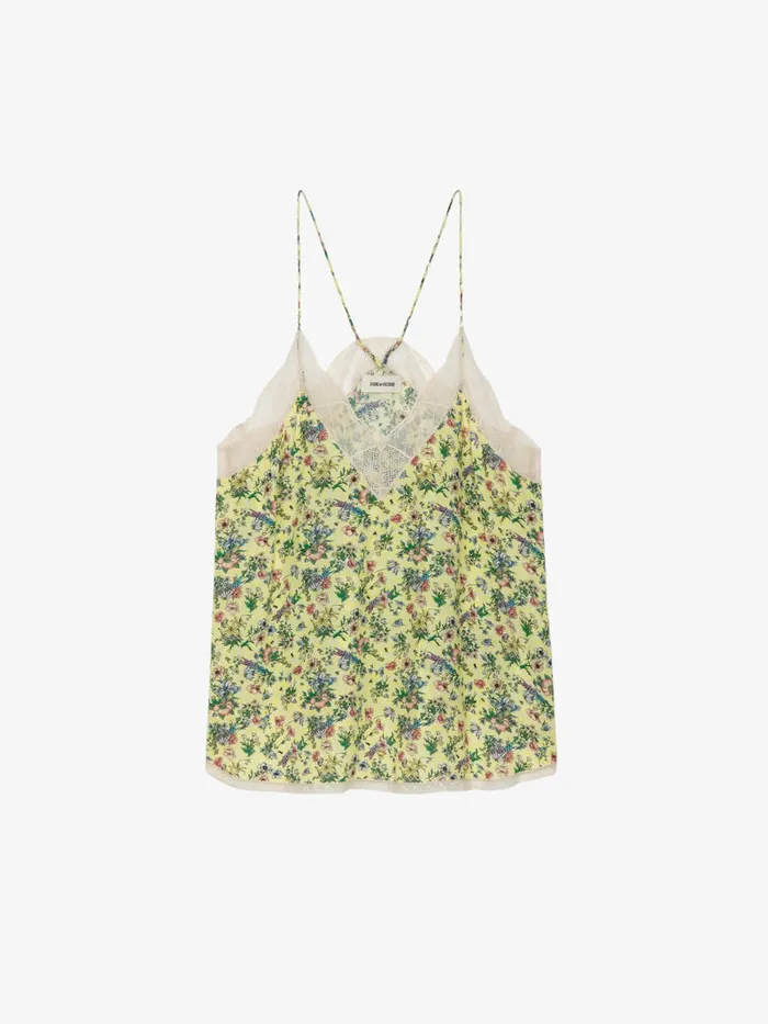 Women Zadig and Voltaire Tops and Shirts Christy Silk Camisole Cedra