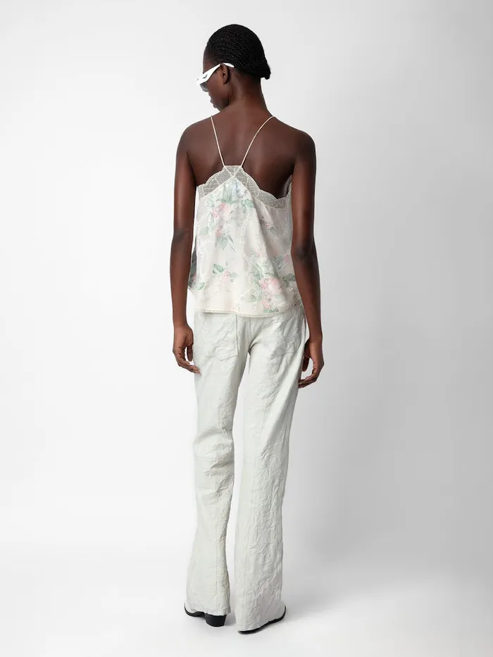 Women Zadig and Voltaire Tops and Shirts Christy Silk Camisole Mastic