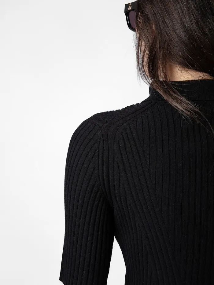 Women Zadig and Voltaire Tops and Shirts Lyam Top Black