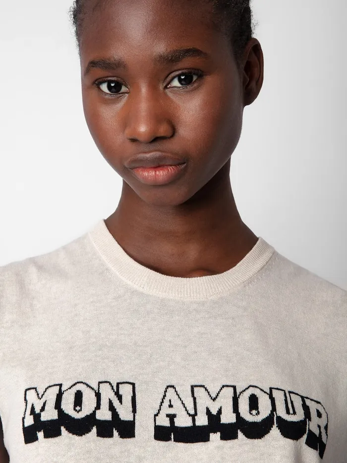 Women Zadig and Voltaire Tops and Shirts Nida Mon Amour Top Petale