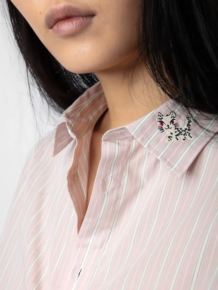 Women Zadig and Voltaire Tops and Shirts Sydna Shirt Primrose
