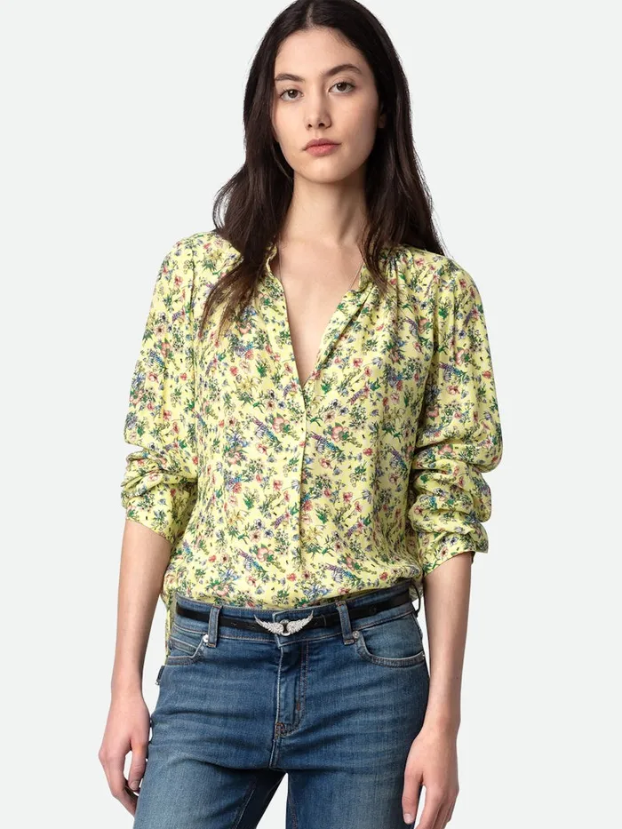 Women Zadig and Voltaire Tops and Shirts Tink Satin Blouse Cedra