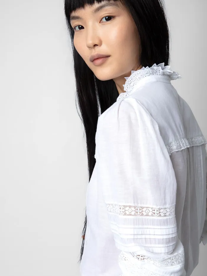Women Zadig and Voltaire Tops and Shirts Trevy Blouse Judo