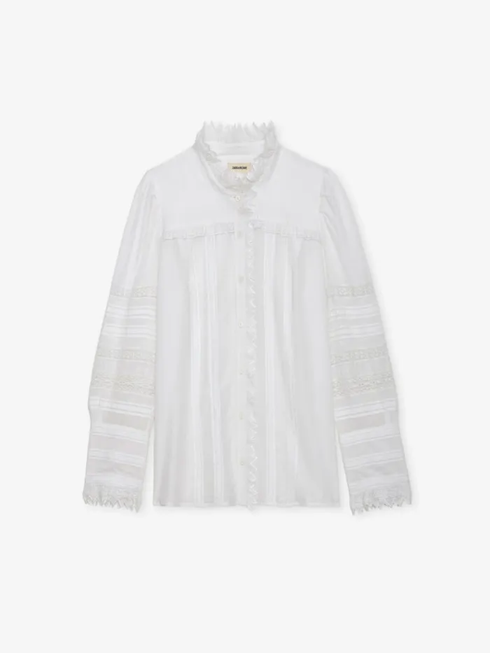 Women Zadig and Voltaire Tops and Shirts Trevy Blouse Judo