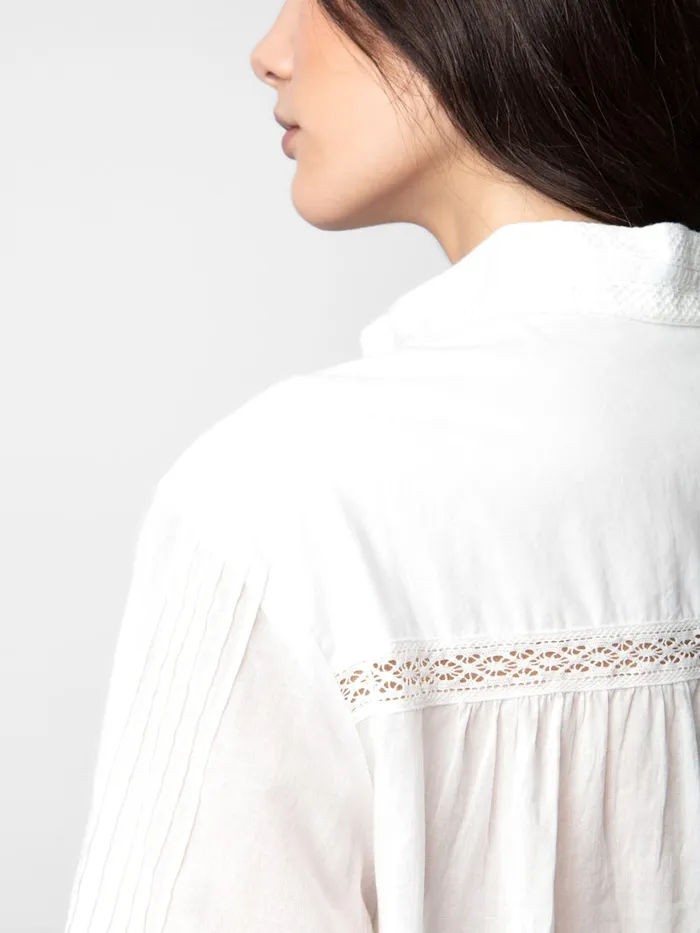 Women Zadig and Voltaire Tops and Shirts Tricia Shirt White