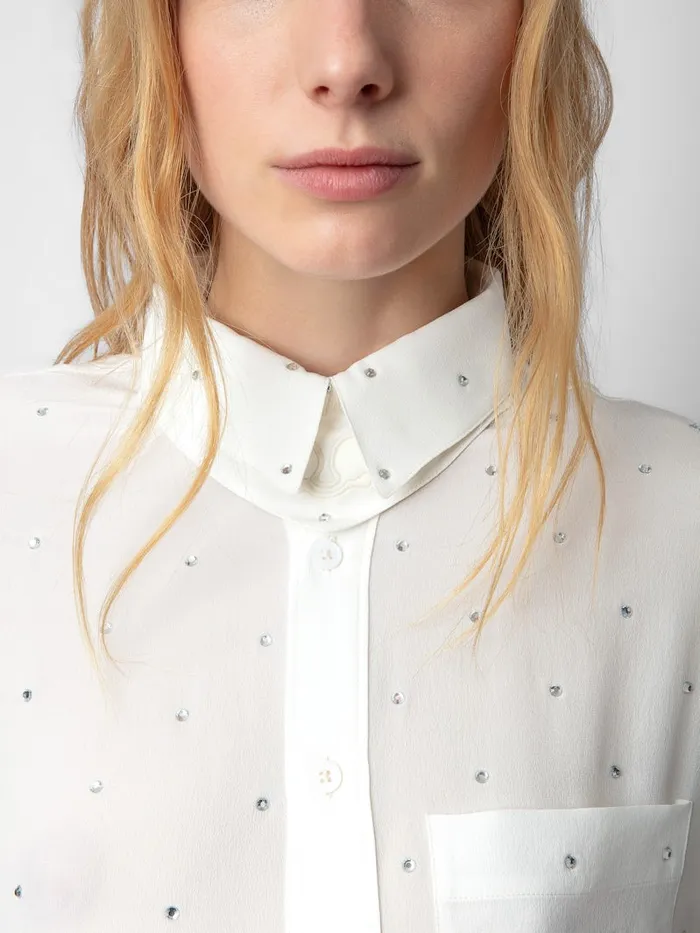 Women Zadig and Voltaire Tops and Shirts Tyrone Diamant Shirt Judo