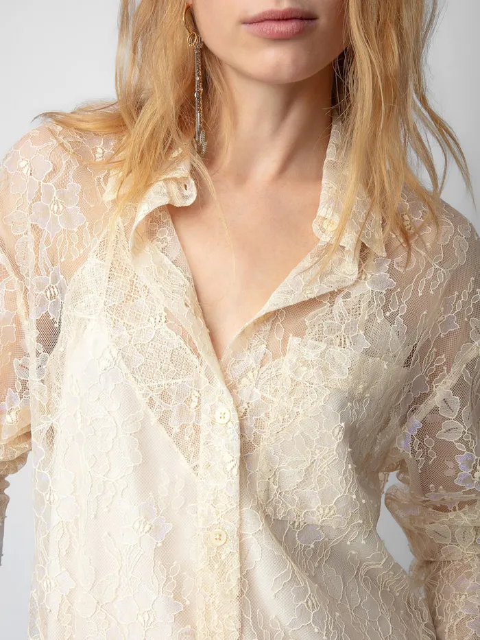 Women Zadig and Voltaire Tops and Shirts Tyrone Shirt Scout