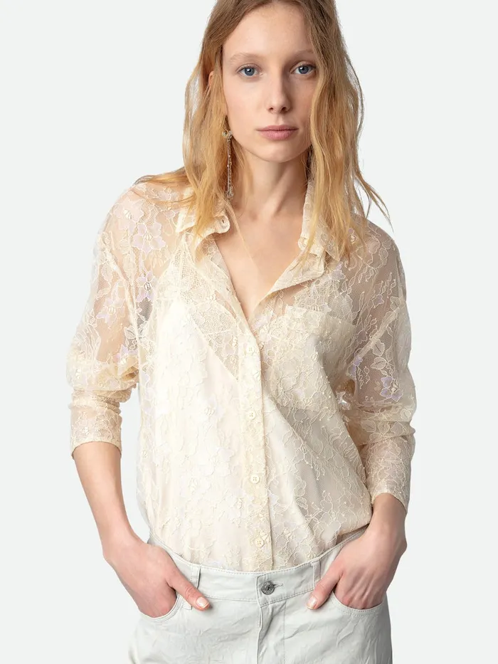 Women Zadig and Voltaire Tops and Shirts Tyrone Shirt Scout