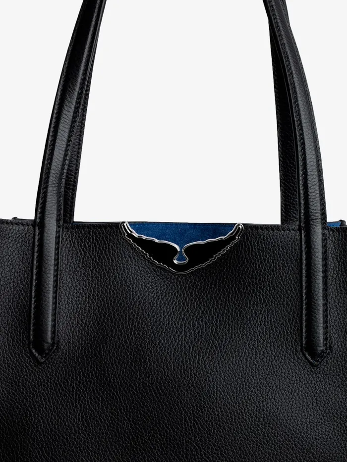 Women Zadig and Voltaire Tote Bags Le Borderline Bag Noir Melody