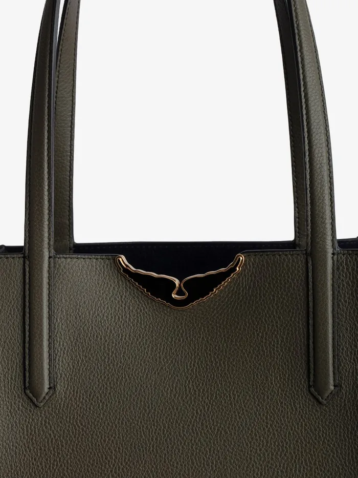 Women Zadig and Voltaire Tote Bags Le Borderline Bag Record Gold