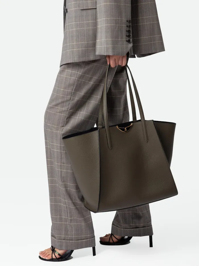 Women Zadig and Voltaire Tote Bags Le Borderline Bag Record Gold
