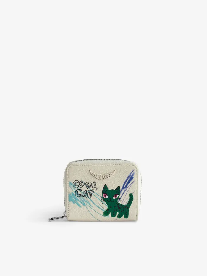 Women Zadig and Voltaire Wallets and Leather Goods Mini ZV Coin Purse Flash