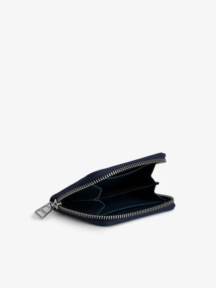 Women Zadig and Voltaire Wallets and Leather Goods Mini ZV Coin Purse Storm
