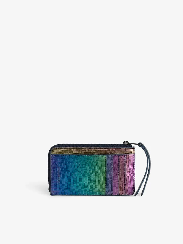 Women Zadig and Voltaire Wallets and Leather Goods ZV Card Card Holder Rainbow