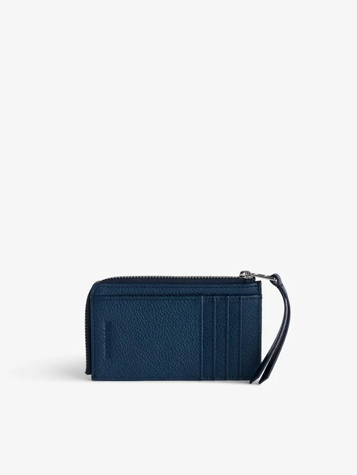 Women Zadig and Voltaire Wallets and Leather Goods ZV Card Card Holder Storm