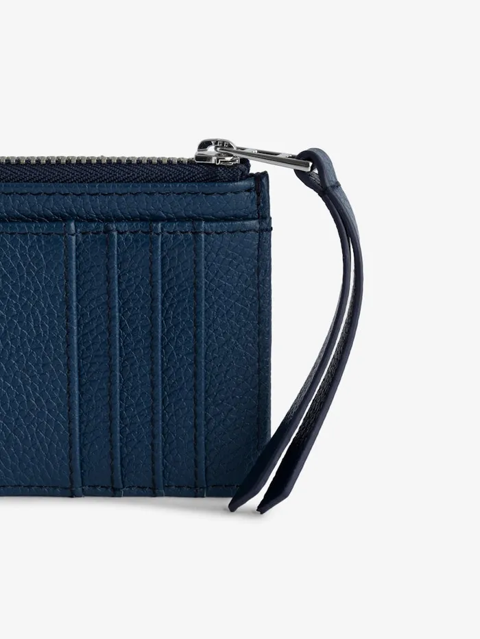 Women Zadig and Voltaire Wallets and Leather Goods ZV Card Card Holder Storm