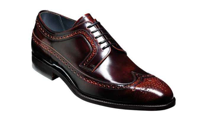 Woodbridge 8211 Brandy HiShine Mens Barker Shoes Derbys