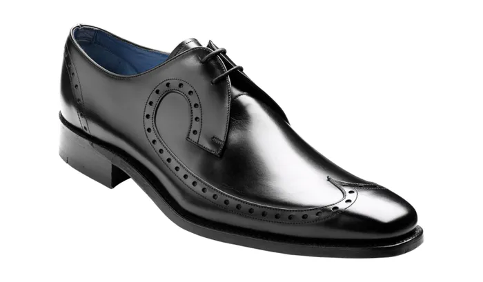 Woody 8211 Black Calf Mens Barker Shoes Brogues