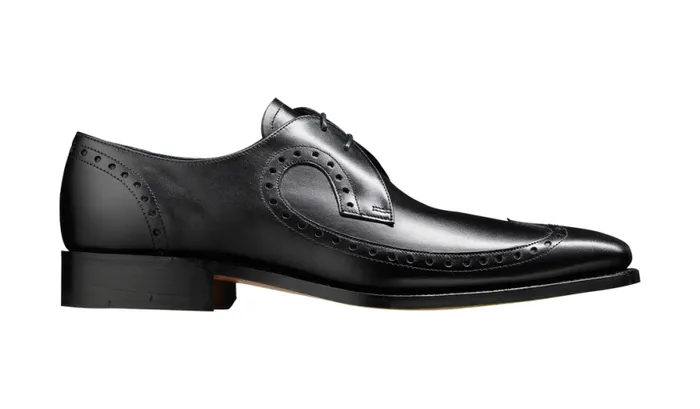 Woody 8211 Black Calf Mens Barker Shoes Brogues