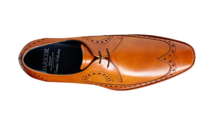 Woody 8211 Cedar Calf Mens Barker Shoes Brogues