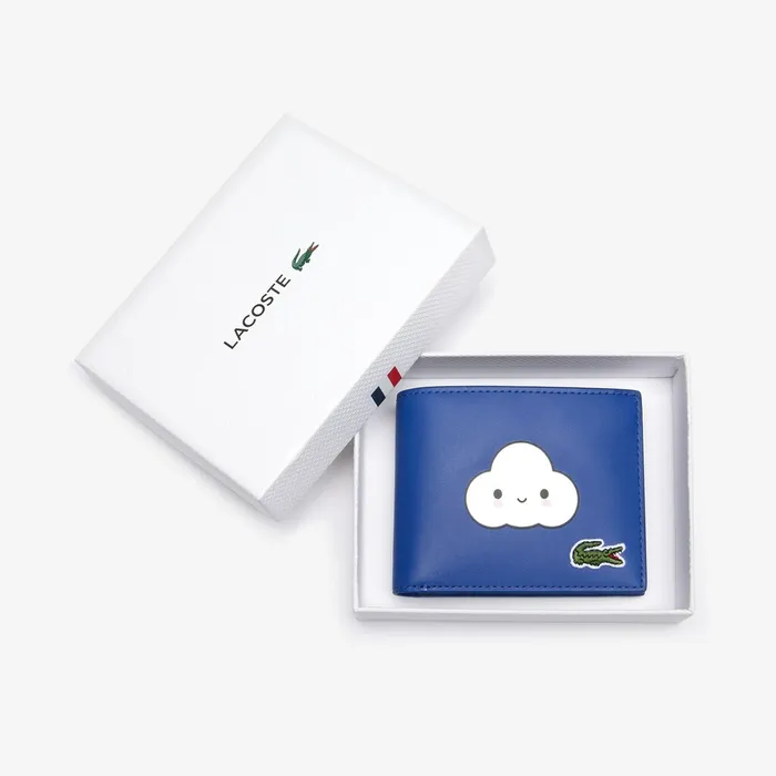 x FriendsWithYou Fun Printed Leather Wallet Petit Nuage Mens Lacoste Small Leather Goods Gift Ideas