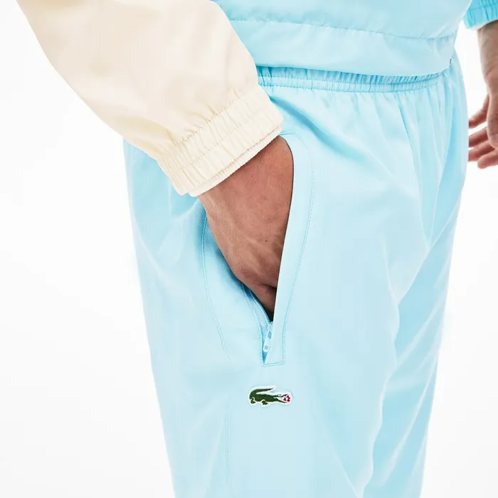 x GOLF le FLEUR Track Pants WhiteLight Blue Mens Lacoste Pants and Shorts Popular
