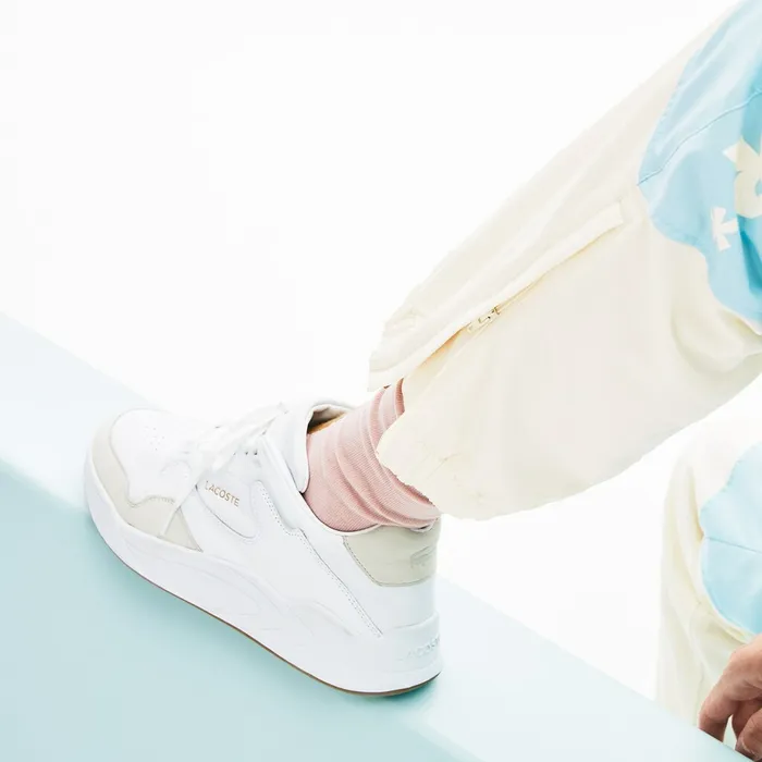 x GOLF le FLEUR Track Pants WhiteLight Blue Mens Lacoste Pants and Shorts Popular